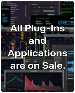 Our plug-ins and applications are on sale!